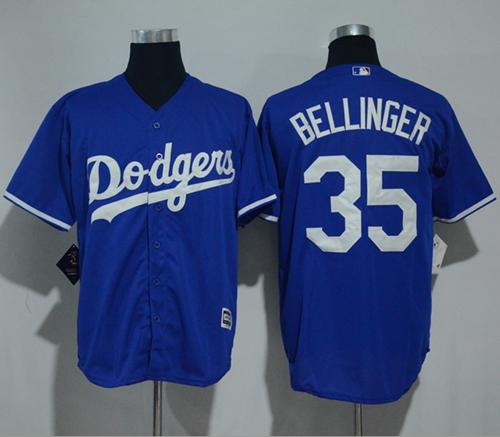 Dodgers #35 Cody Bellinger Blue New Cool Base Stitched MLB Jersey - Click Image to Close